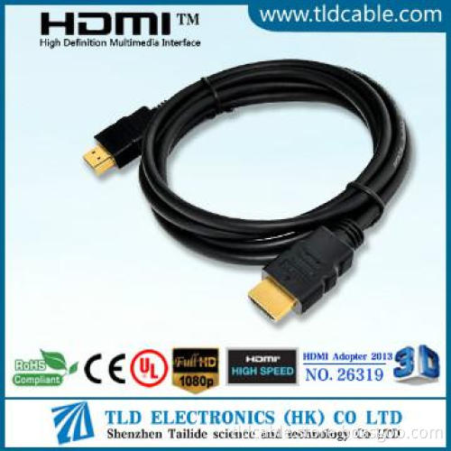 Black HDMI Male to Mini HDMI Male Cable